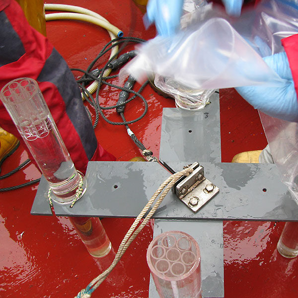 trampa de sedimentación