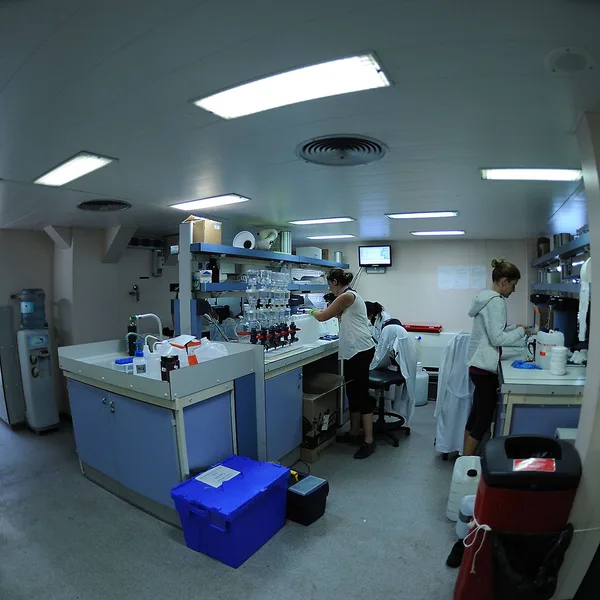 lab work on cruise